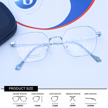 MW Titania BT6619 Iron Plated Eyeglass Frame